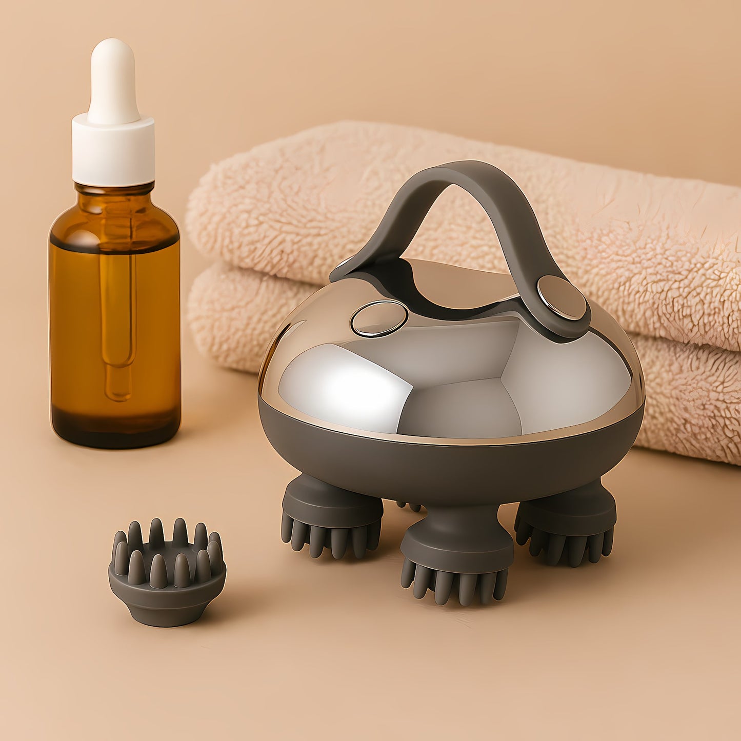 Electric Scalp Massager for Hair Growth | Waterproof 8-Claw Head Massager