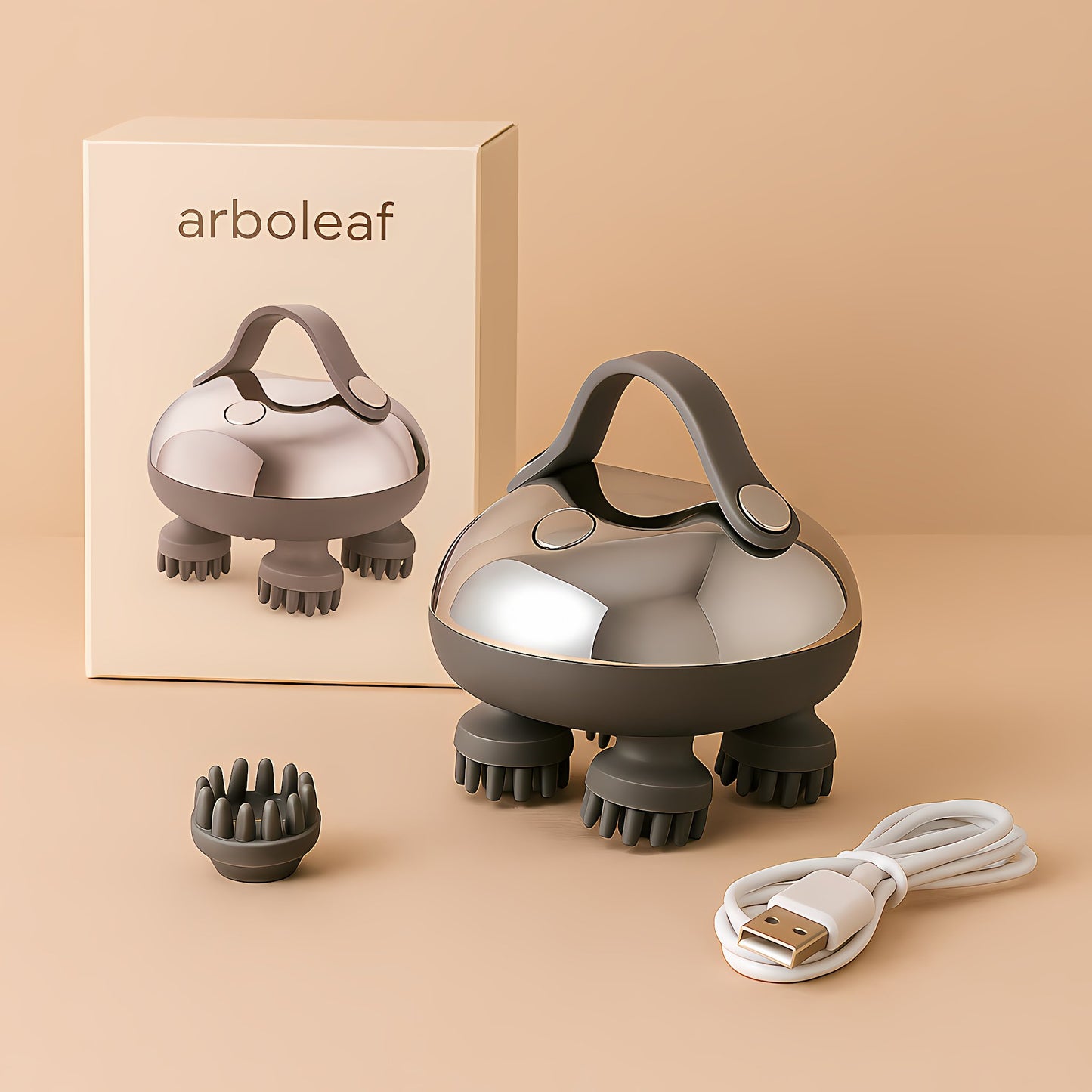 Electric Scalp Massager for Hair Growth | Waterproof 8-Claw Head Massager