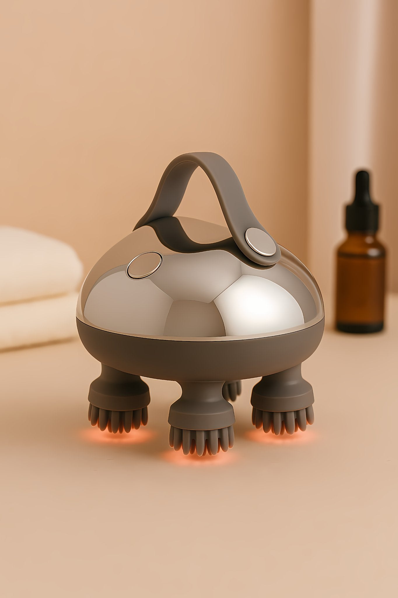 Electric Scalp Massager for Hair Growth | Waterproof 8-Claw Head Massager