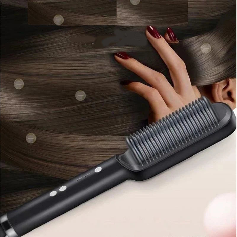 Negative Ionic Hair Straightener Quick Heated Electric Hot Comb Hair Straightener Professional Negative Ion Hair Care Hairstyle