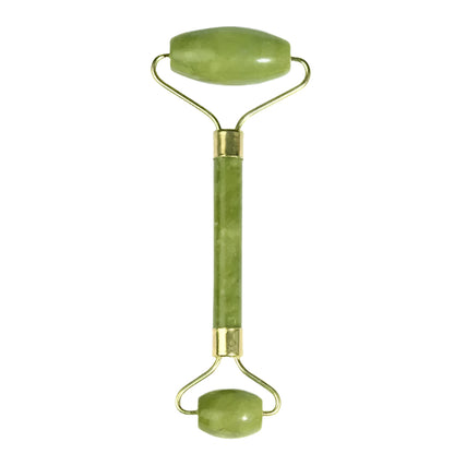 New anti Aging Jade Stone Massage Set Gua Sha Rose Quartz Jade Face Roller Gua Shua