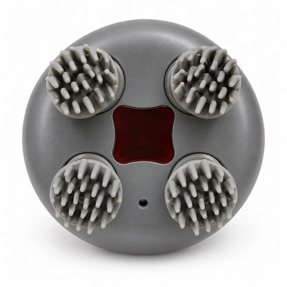 Smart Scalp Electric Scalp Massager — four rotating heads with soft silicone bristles