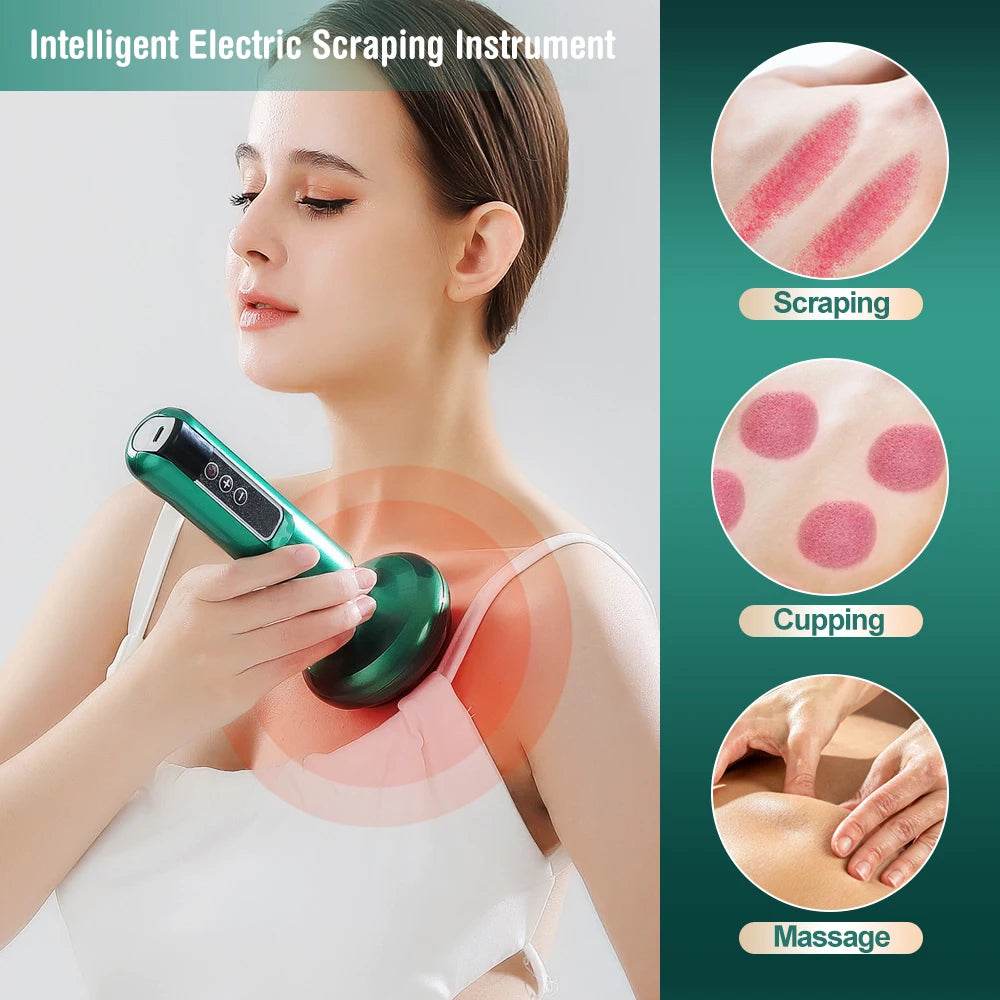 Electric Cupping Therapy Set Suction Cup anti Cellulite Massage Meridian Guasha Vacuum Body Massage Jars Physiotherapy Scraping