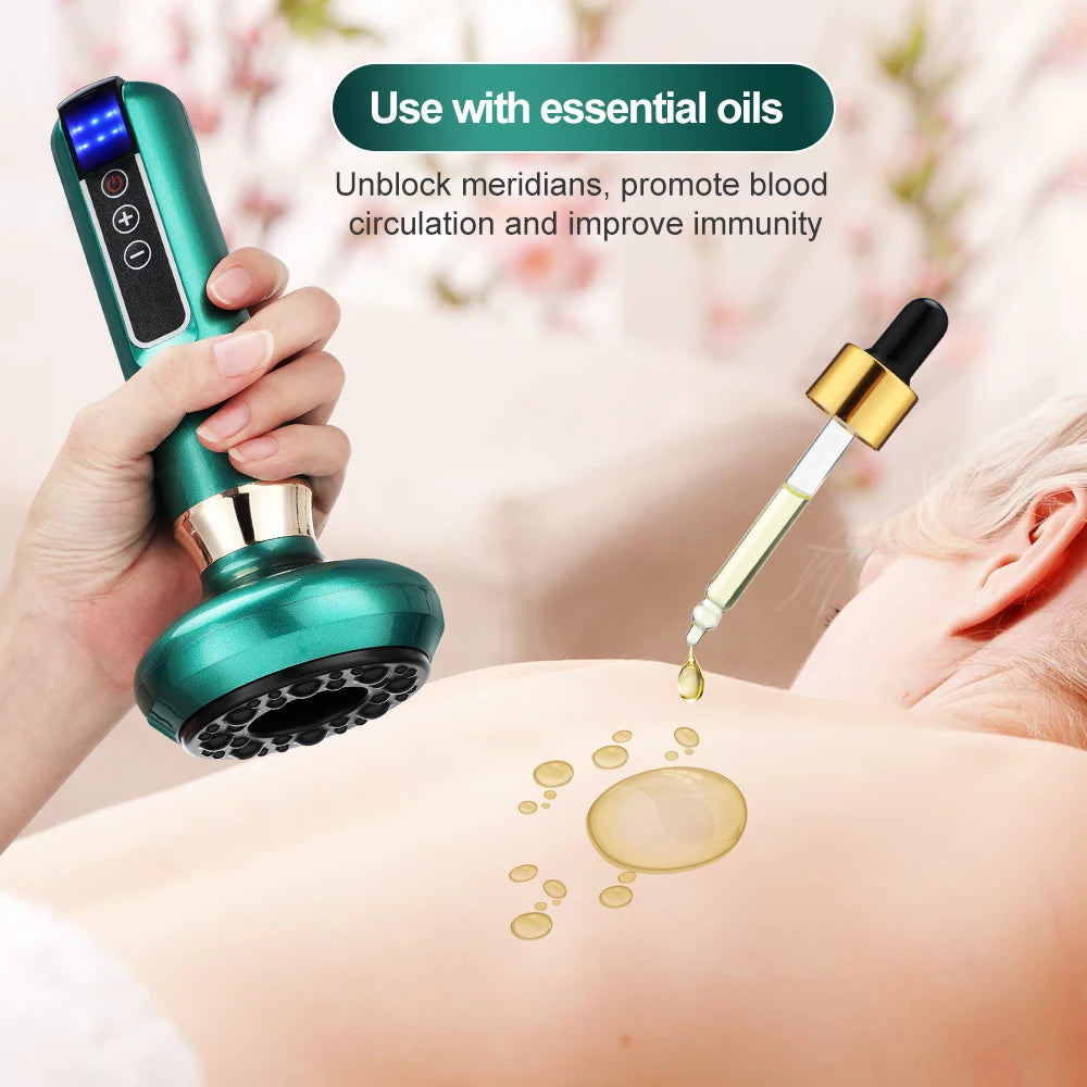Electric Cupping Therapy Set Suction Cup anti Cellulite Massage Meridian Guasha Vacuum Body Massage Jars Physiotherapy Scraping