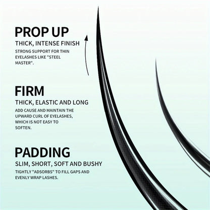 Lengthening Mascara Extreme Black Curling Mascara Long-Lasting Formula, Waterproof and Non-Fading Contains Plant Squalane
