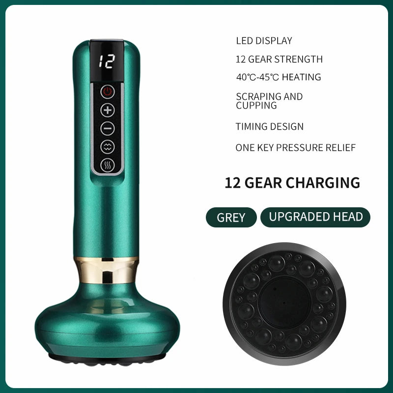 Electric Cupping Therapy Set Suction Cup anti Cellulite Massage Meridian Guasha Vacuum Body Massage Jars Physiotherapy Scraping