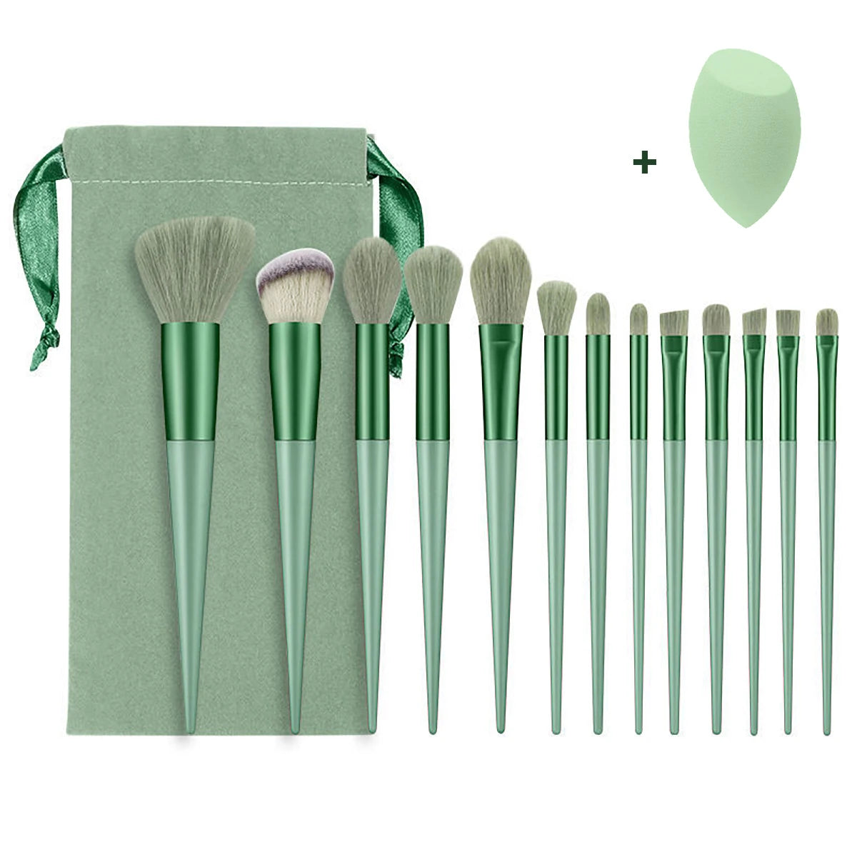 Makeup Brushes Sponge Set Make up for Women Cosmetic Goat Hair Tool Professional Eye Shadow Foundation Blush Blender Egg