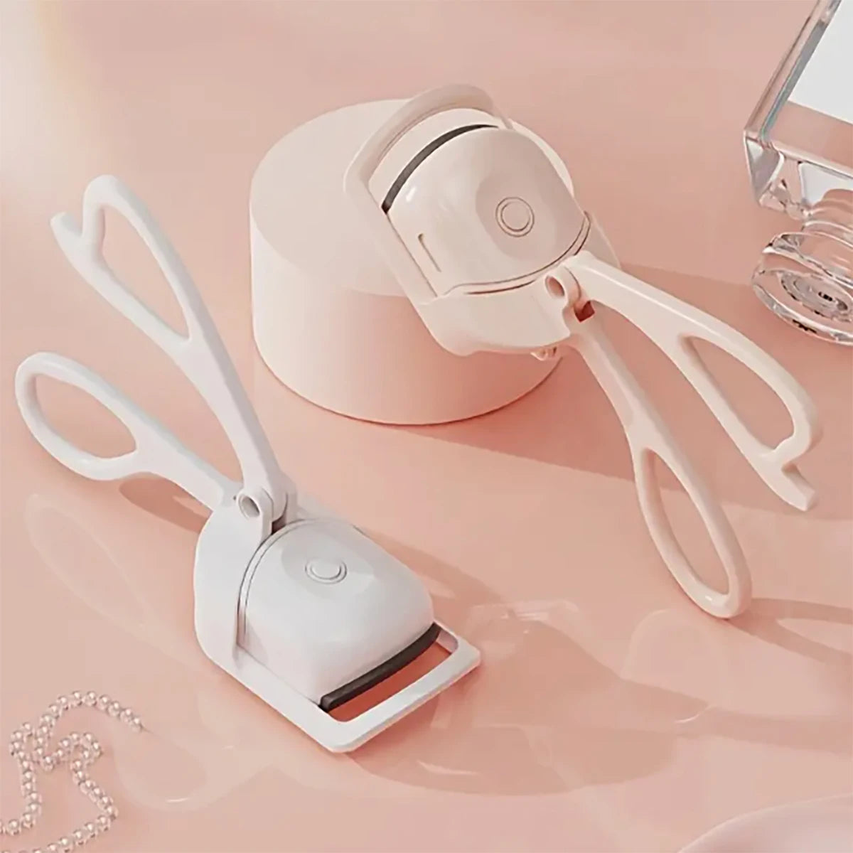 1PC Professional Electric Eyelash Curler - Instant Curling for Gorgeous Lashes with One Easy Grip - Perfect Eyelash Curler Tool