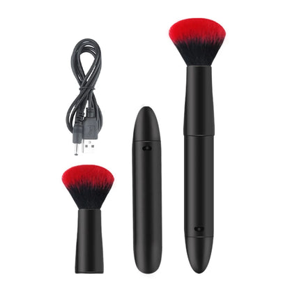 Vibrating Makeup Brush with 10 Vibration Frequencies for Quick Makeup Electric Makeup Puff Applicator Blending Brush