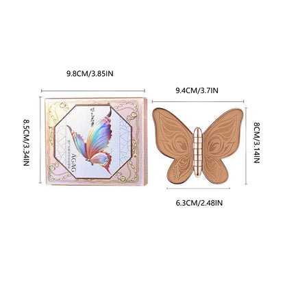 6-Color Lucky Koi Pearl Glitter Glitter Matte Large Earth Color Matte Shimmer Butterflies Eye Shadow Cold Sweet Eye Makeup