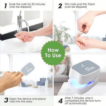 1Pcs Effective Rechargeable Nail Fungus Remover Nail Fungus Cleaning Laser Device Repair Damaged Discolored Thick Fingernails