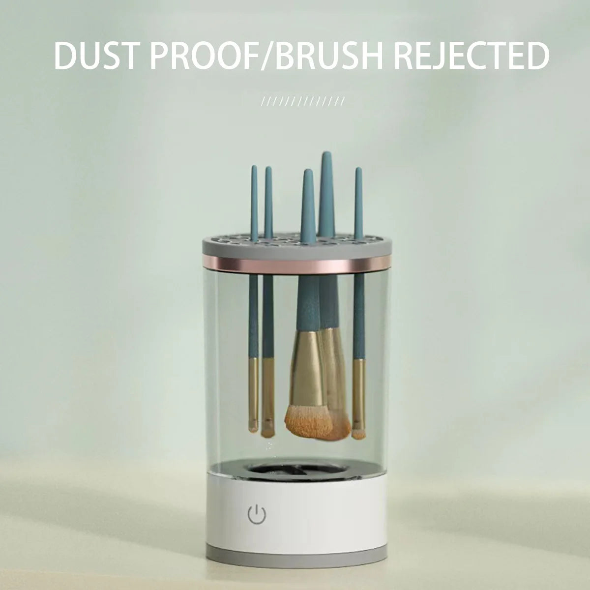 Valentines Day Gifts Electric Makeup Brush Cleaner Rechargeable Lazy Makeup Brush Cleaner Tool USB Makeup Brush Rotary Clean