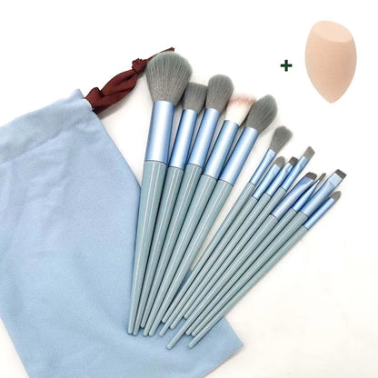 Makeup Brushes Sponge Set Make up for Women Cosmetic Goat Hair Tool Professional Eye Shadow Foundation Blush Blender Egg