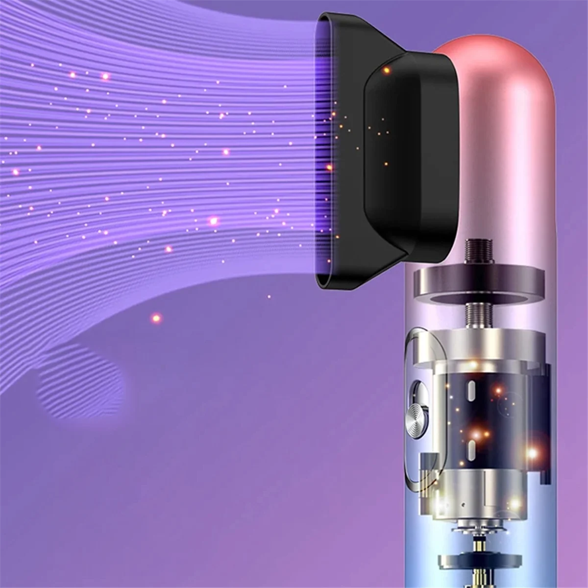 A97G Hair Dryer Curling Comb Hair Brush Styling Tool Hair Dryer and Volumizer Hair Straightener Manual Hair Dryer US Plug,C