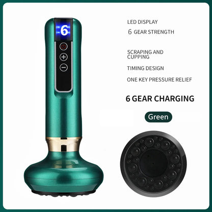 Electric Cupping Therapy Set Suction Cup anti Cellulite Massage Meridian Guasha Vacuum Body Massage Jars Physiotherapy Scraping