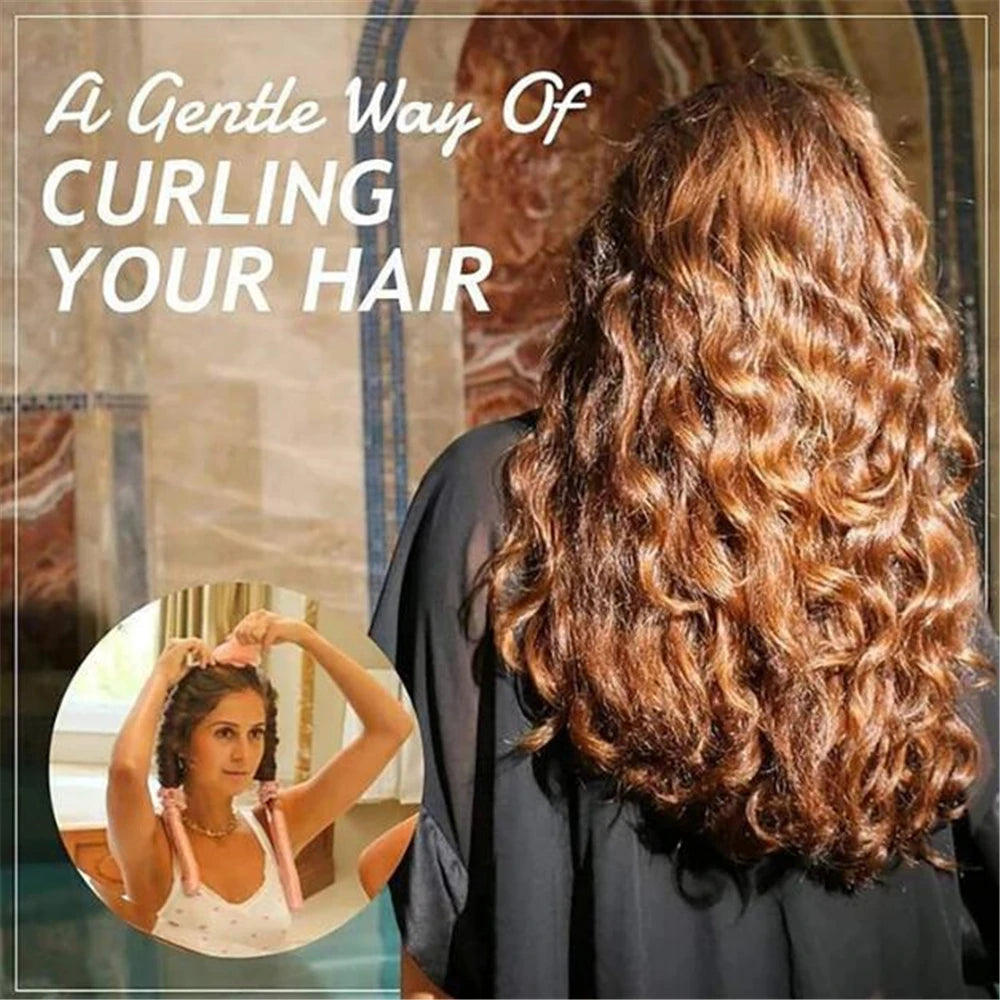 Soft Hair Curlers Lazy Heatless Curling Rod Headband Hair Styling Tools No Heat Silk Curling Ribbon Modeling Hair Accessories
