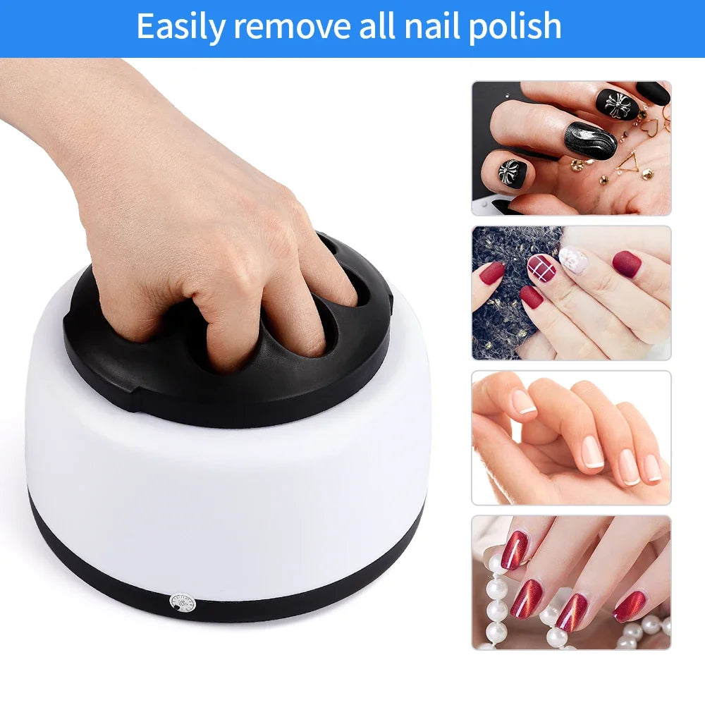 Portable Steam Nail Gel Polish Removal Professional Gel Fast Remover UV Nails Steamer Cleaner Machine for Nail Art Manicure
