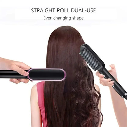 Negative Ionic Hair Straightener Quick Heated Electric Hot Comb Hair Straightener Professional Negative Ion Hair Care Hairstyle